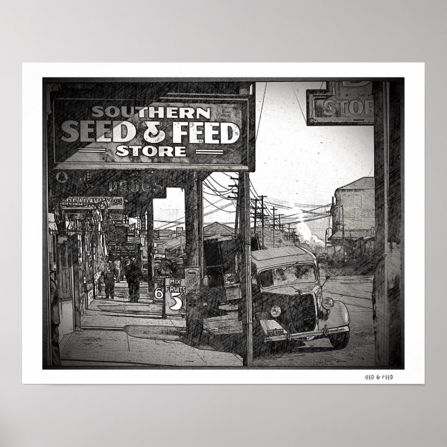 Seed & Feed Art Poster (Front)