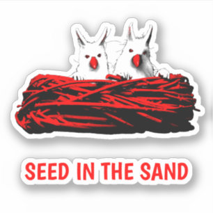 Seed in the Sand Vinyl Sticker