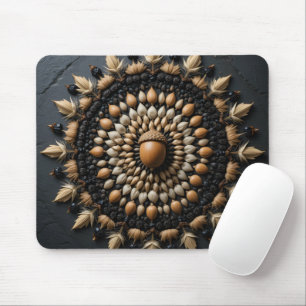 Seed Mandala Macro Mouse Mat