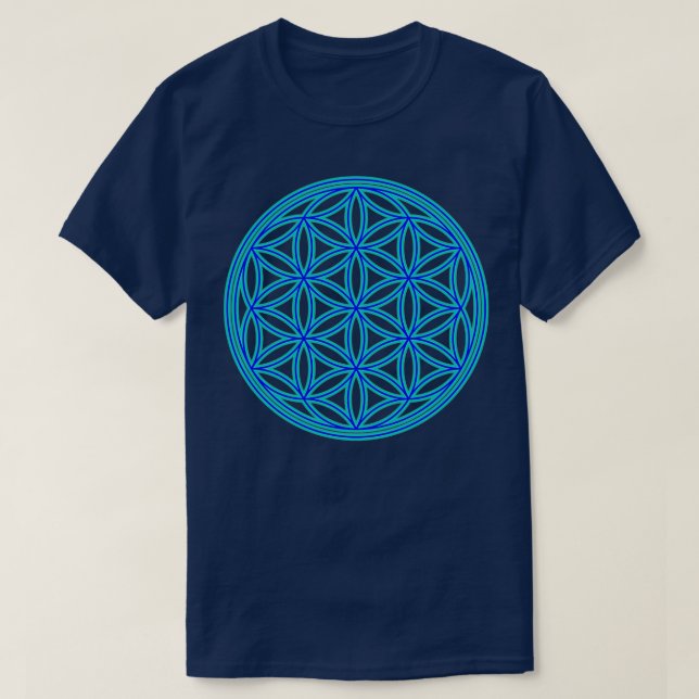 Seed of life blue T-Shirt (Design Front)