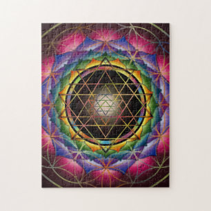 Seed of Life Mandala Puzzle by Rachel C. Bemis