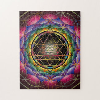 Seed of Life Mandala Puzzle by Rachel C. Bemis