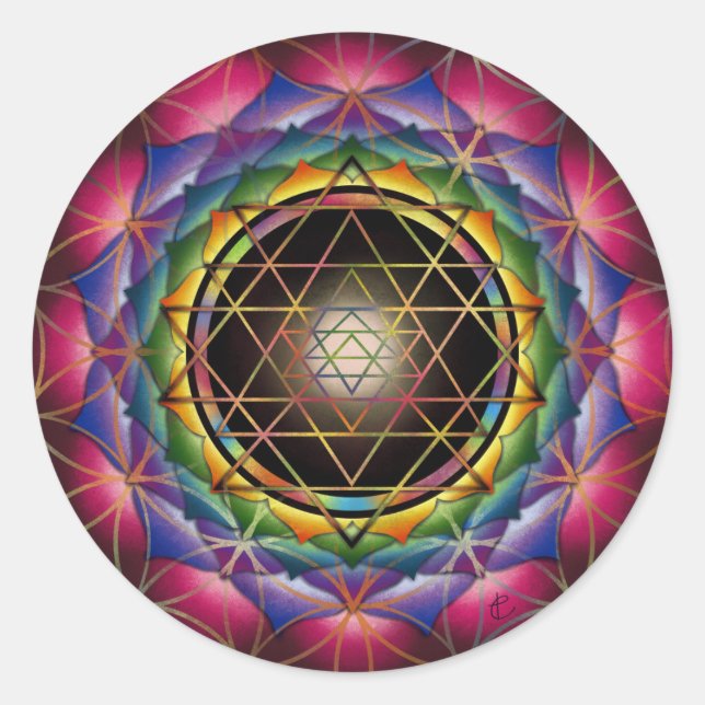 Seed of Life Mandala Stickers (Front)