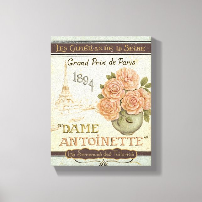 Seed Packet Canvas Print (Front)