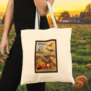 Seed Packet Catalogue Vegetable Farm 1901 Vintage Tote Bag