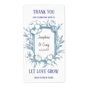 Seed Packet Labels Wedding Favours