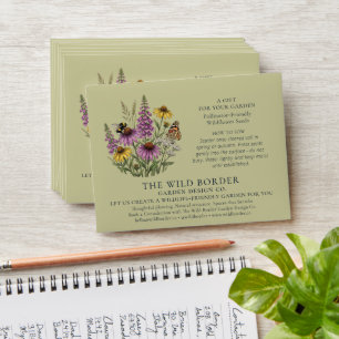 Seed Packets Gardener Giveaway Idea Green Envelope
