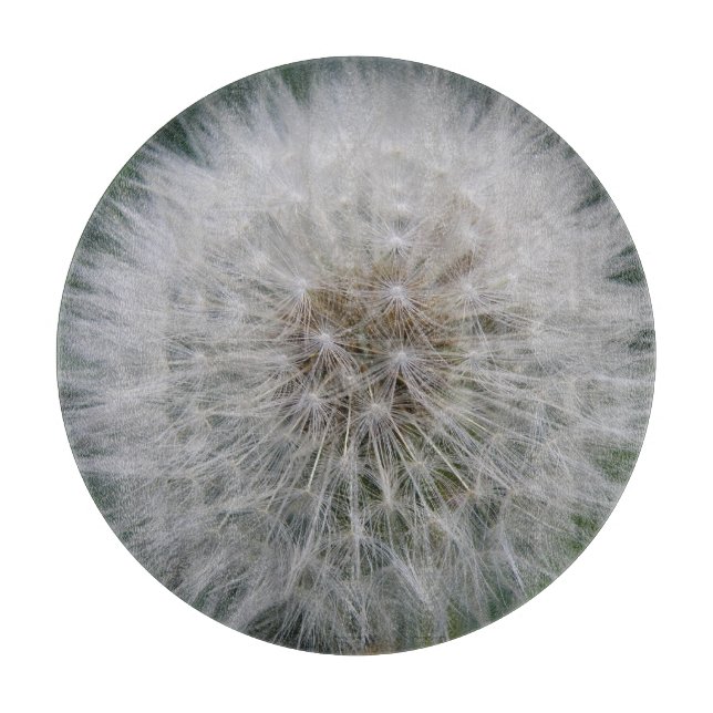 Seeding Dandelion Flower Cutting Board (Front)