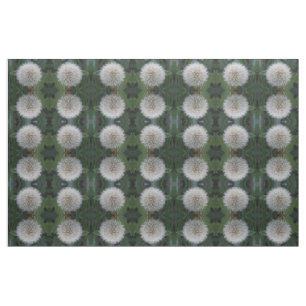 Seeding Dandelion Flower Floral Patterned Fabric