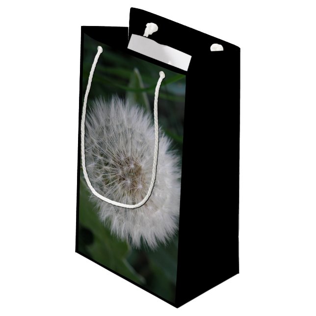 Seeding Dandelion Flower Gift Bag (Back Angled)
