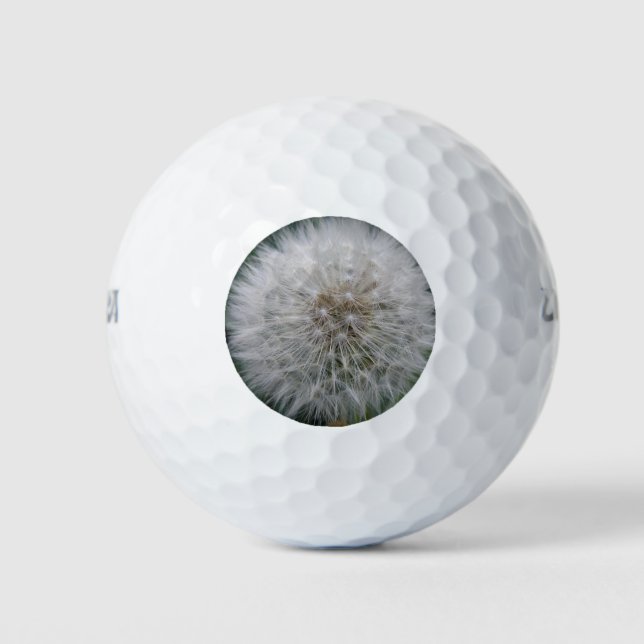 Seeding Dandelion Flower Golf Ball (Front)