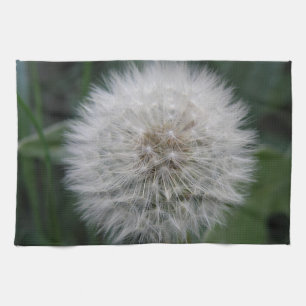 Seeding Dandelion Flower Kitchen Towel