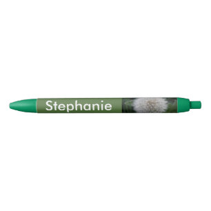 Seeding Dandelion Flower Personalised Pen