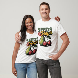 Seeds of Hope Pear Cherry Retro Christian Tee