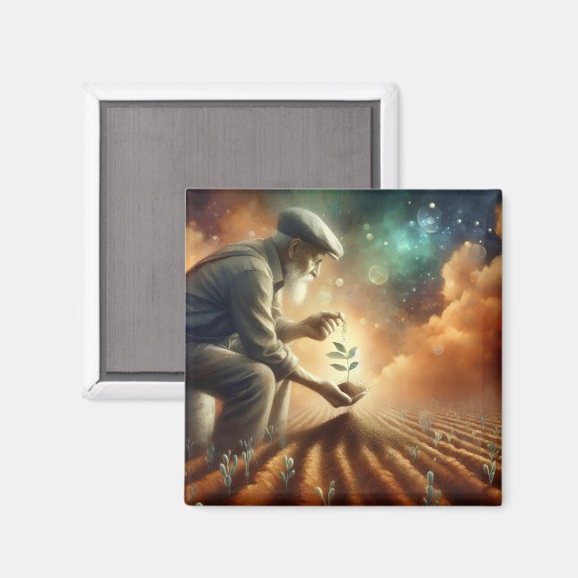 “Seeds of Renewal” Refrigerator Magnet (Front/Back)