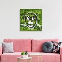 Seedy Pete Skull Odd Whimsical Monster Art Quirky