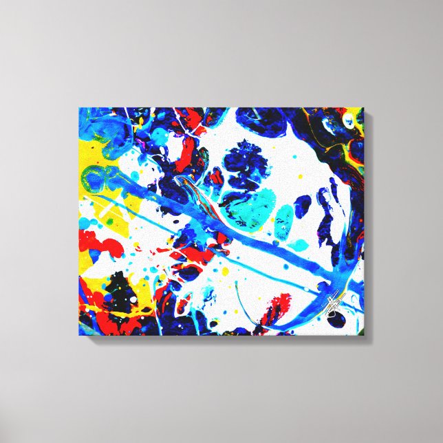 Seeing Blue Canvas Print (Front)