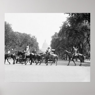 Seeing D.C. on Horseback, 1923 Poster