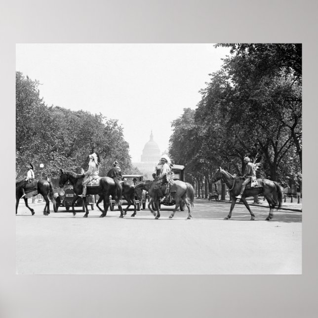 Seeing D.C. on Horseback, 1923 Poster (Front)