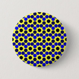 Seeing Dots Black and Blue BUTTON