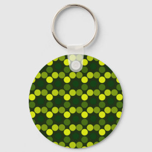 Seeing Dots Lemon Lime KEY CHAIN