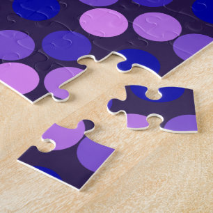 Seeing Dots Purple and Pink JIGSAW PUZZLE