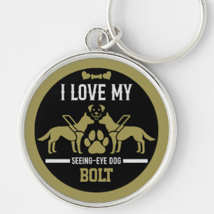 Seeing Eye Dog Gift Key Ring