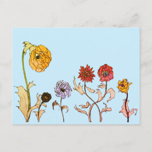 Seeing Flowers Postcard