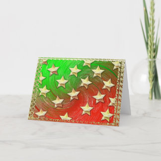 Seeing Holiday Stars greeting/note card