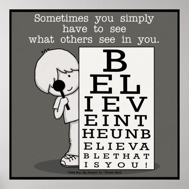 Seeing is Believing-Eye Chart (Front)
