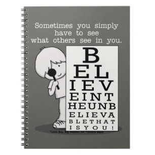 Seeing is Believing-Eye Chart Notebook
