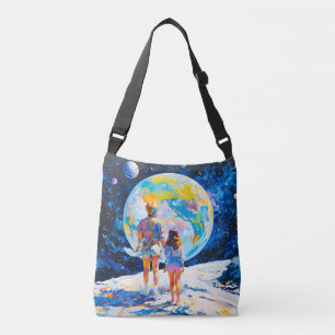 seeing one planet while being on another crossbody bag