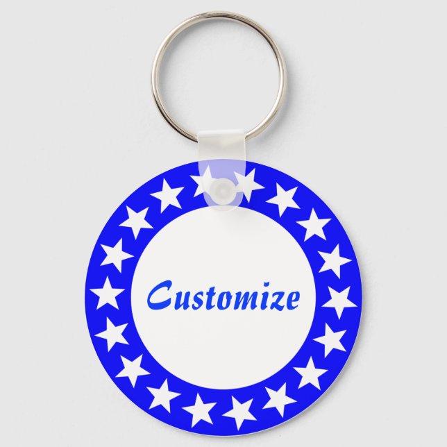 Seeing Stars Template - 2 Key Ring (Front)
