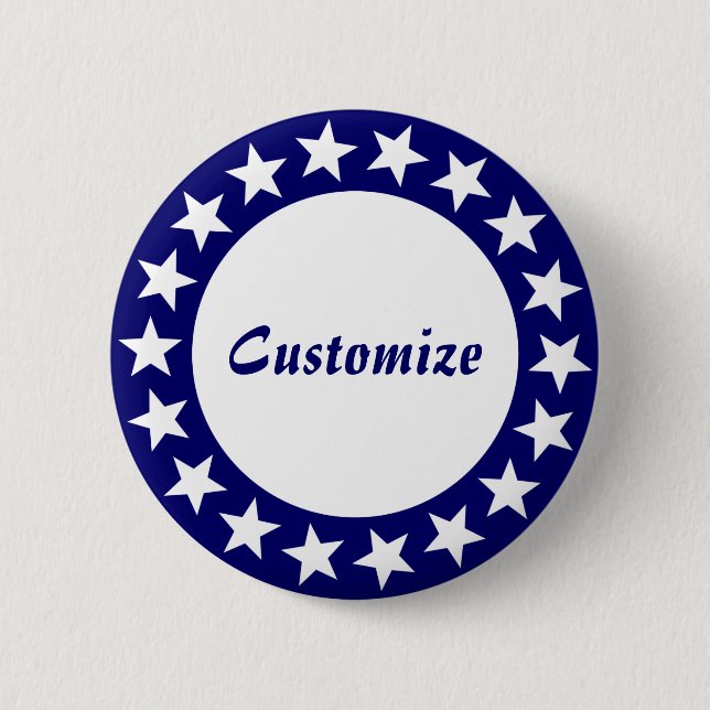 Seeing Stars Template 6 Cm Round Badge (Front)
