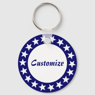 Seeing Stars Template Key Ring