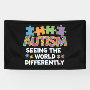 Seeing the World Differently Autism Awareness Banner