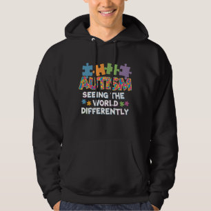 Seeing the World Differently Autism Awareness Hoodie