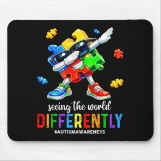 Seeing The World Differently Autism Awareness Mouse Mat