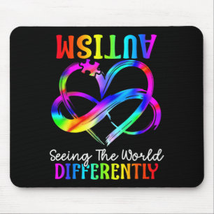 Seeing The World Differently Autism Awareness Mouse Mat