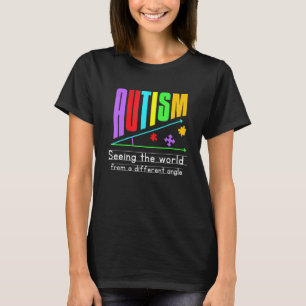 Seeing The World Differently Autism Awareness Neur T-Shirt