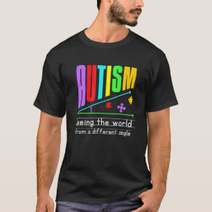 Seeing The World Differently Autism Awareness Neur T-Shirt