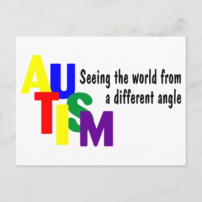Seeing The World From A different Angle (Bright) Postcard (Front)
