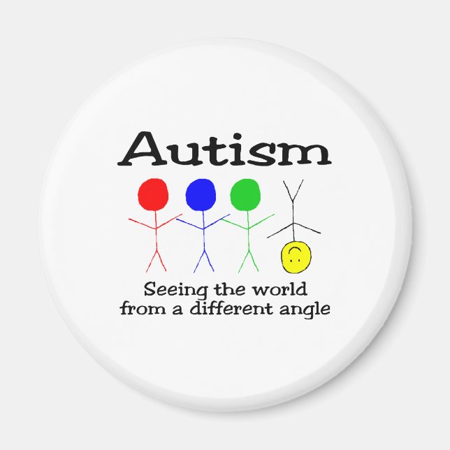 Seeing The world From A Different Angle Magnet (Front)