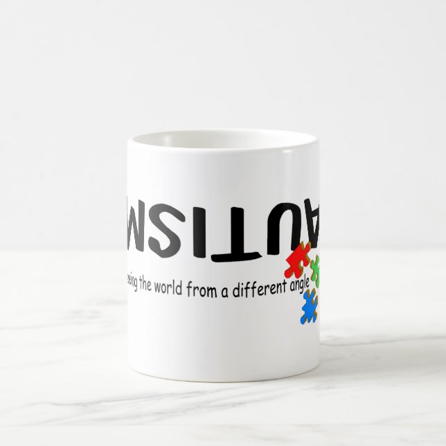 Seeing The World From A Different Angle (Pieces) Coffee Mug (Center)