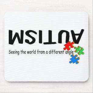 Seeing The World From A Different Angle (Pieces) Mouse Mat