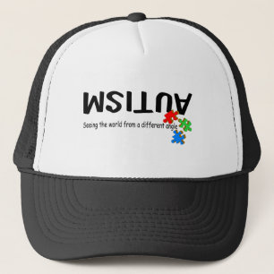 Seeing The World From A Different Angle (Pieces) Trucker Hat