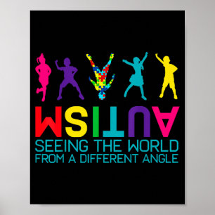 Seeing The World From Different Angle Autism Aware Poster