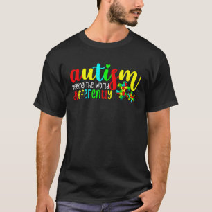 Seeing World Differently Student Autism Awareness T-Shirt