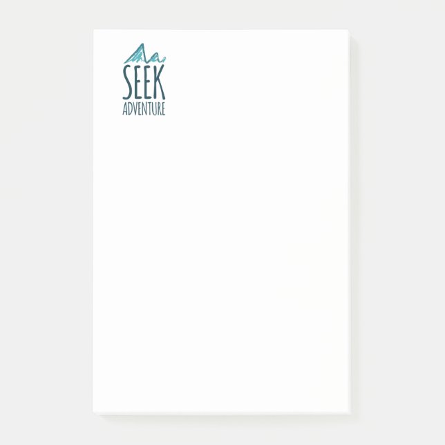 Seek Adventure Post-it Notes (Front)