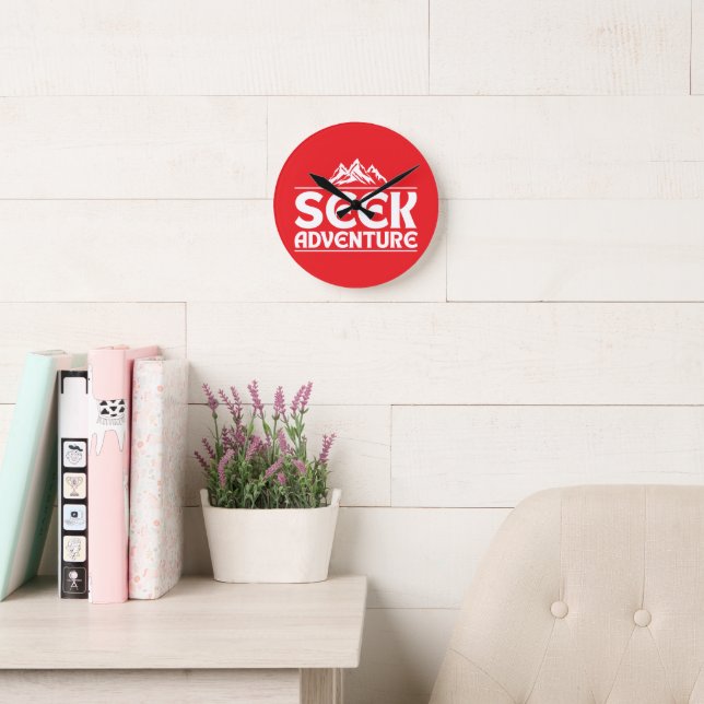 SEEK ADVENTURE ROUND CLOCK (Reading Room)